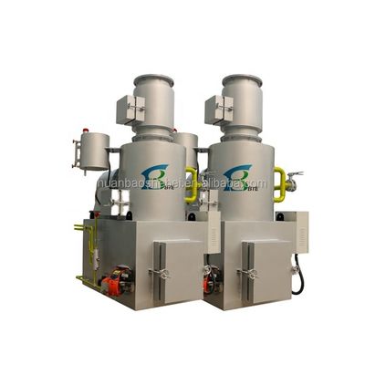 Газовые сжигатели 750 л/ч для переработки промышленных отходов, мощность 30-500 кг в час